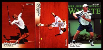 Net Pro Rookie Lot Agassi Sampras Roddick