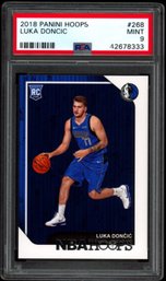 PSA 9 2018 HOOPS #268 LUKA DONCIC ROOKIE BASKETBALL CARD