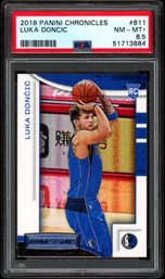 PSA 8.5 CHRONICLES #611 LUKA DONCIC ROOKIE BASKETBALL CARD