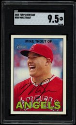 SGC 9.5 TOPPS #500 MIKE TROUT BASEBALL CARD