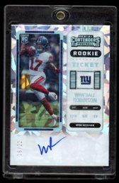 2022 CONTENDERS /22 #141 WAN'DALE ROBINSON AUTO CRACKED ICE FOOTBALL CARD