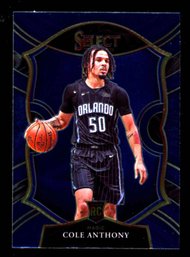 2020 SELECT #75 COLE ANTHONY  ROOKIE BASKETBALL CARD