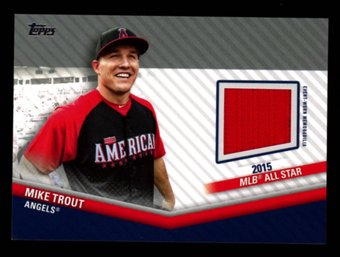 2020 TOPPS PATCH MIKE TROUT BASEBALL CARD
