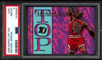 PSA 8 1995 HOOPS MICHAEL JORDAN BASKETBALL CARD