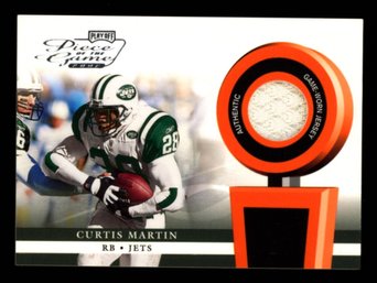 Curtis Martin Game Used Jersey Card