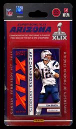 New England Patriots Super Bowl XLIX Different Licensed Trading Card Team Set