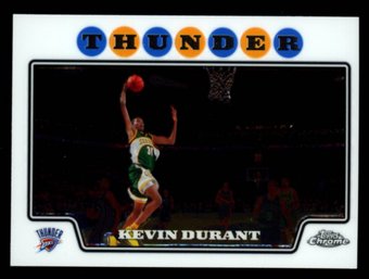 2008 TOPPS CHROME KEVIN DUARANT BASKETBALL CARD