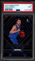 2018 PRIZM LUKA DONCIC ROOKIE BASKETBALL CARD PSA 9