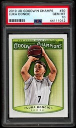 2019 GOOWDIN CHAMPS LUKA DONCIC BASKETBALL CARD PSA 10