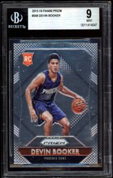 2015 PRIZM DEVIN BOOKER ROOKIEBASKETBALL CARD BECKETT 9