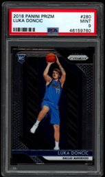 2018 PRIZM LUKA DONCIC ROOKIE BASKETBALL CARD PSA 9