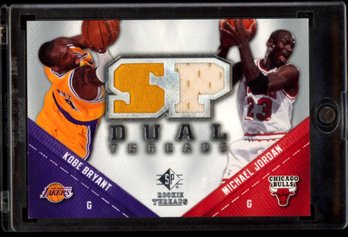 2009 UPPER DECK PATCH MICHAEL JORDAN KOBE BRYANT BASKETBALL CARD