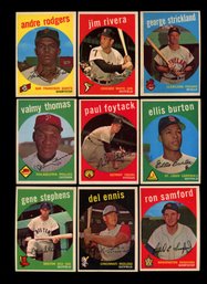 1959 TOPPS BASEBALL CARD LOT