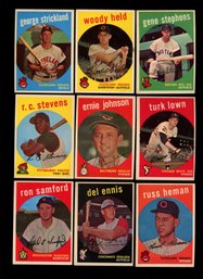 1959 TOPPS BASEBALL CARD LOT