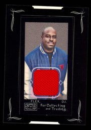 2008 Topps DJ Funkmaster Flex Mayo Football Mini Authentic Relic Card