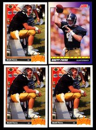 BRETT FAVRE ROOKIE FOOTBALL CARD LOT