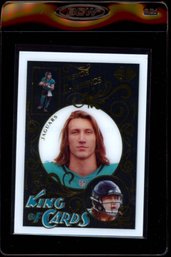 2021 ILLUSIONS ACETATE RED TREVOR LAWRENCE ROOKIE FOOTBALL CARD