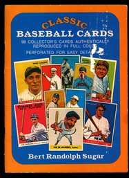 1977 DOVER BASEBALL VINTAGE CARDS BOOK WITH 98 CARDS RUTH WAGNER
