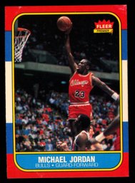 1986 FLEER MICHAEL JORDAN ROOKIE CARD #57