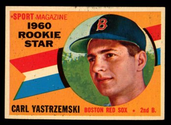 1960 TOPPS CARL YASTRZEMSKI ROOKIE CARD