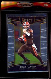 2018 SELECT BAKER MAYFIELD ROOKIE FOOTBALL CARD