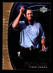 2001 UPPER DECK TIGER WOODS ROOKIE GOLF CARD