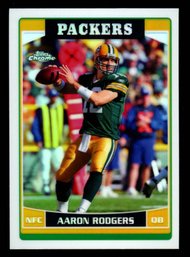 2006 TOPPS CHROME AARON RODGERS 2ND YEAR FOOTBALL CARD
