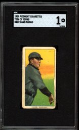 1909 PIEDMONT T206 CY YOUNG SGC 1 BASEBALL CARD