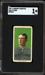 1909 T206 CY YOUNG PORTRIAT SGC 1 BASEBALL CARD