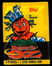 1985 RETURN OF OZ SEALED WAX PACK NON SPORT