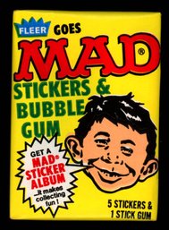 1983 MAD STICKER SEALED WAX PACK NON SPORT