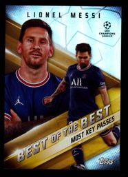 2022 TOPPS LIONEL MESSI SOCCER CARD