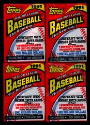 1991 TOPPS WAX PACKS SEALED BASEBALL CARDS