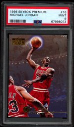 1996 SKYBOX MICHAEL JORDAN BASKETBALL CARD PSA 9