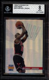 1996 STADIUM CLUB SP MICHAEL JORDAN BASKETBALL CARD BECKETT 8