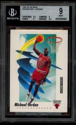 1991 SKYBOX MICHAEL JORDAN BECKETT 9 BASKETBALL CARD