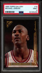 1995 TOPPS MICHAEL JORDAN PSA 9 BASKETBALL CARD