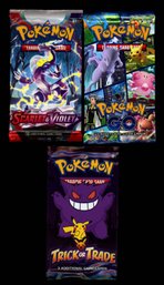 3 Pokemon Sealed Packs