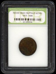1913-1938 Indian HeadBuffalo Nickel