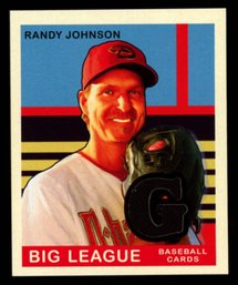 Randy Johnson Game Worn/Used Jersey Memorabilia 2007 Upper Deck Goudey #86