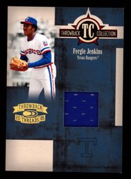 Fergie Jenkins Game Worn/Used Jersey /25 2005 Donruss Throwback Threads #TC-42 0525
