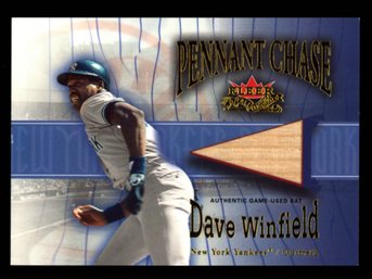 Dave Winfield Game Used Bat 2002 Fleer Fall Classic Pennant Chase