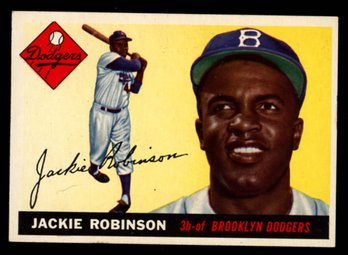 1955 TOPPS JACKIE ROBINSON $$$ BASEBALL CARD