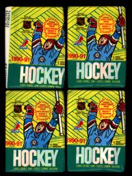 4x 1990 TOPPS SOVIET HOCKEY CARD WAX PACKS SEALED