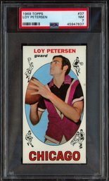 1969 TOPPS LOY PETERSON BASKETBALL CARD PSA 7