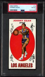 1969 TOPPS JOHNNY EGAN PSA 4 BASKETBALL CARD