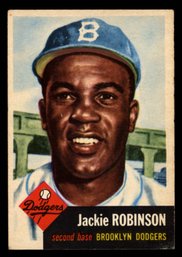 1953 Topps Baseball #1 Jackie Robinson Baseball Card