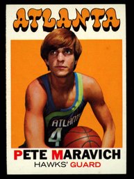 1971 TOPPS PETE MARAVICH BASKETBALL CARD