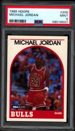 1989 HOOPS MICHAEL JORDAN PSA 9 BASKETBALL CARD