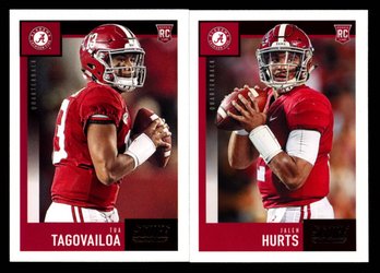 SCORE ROOKIE TUA & HURTS FOOTBALL CARD LOT